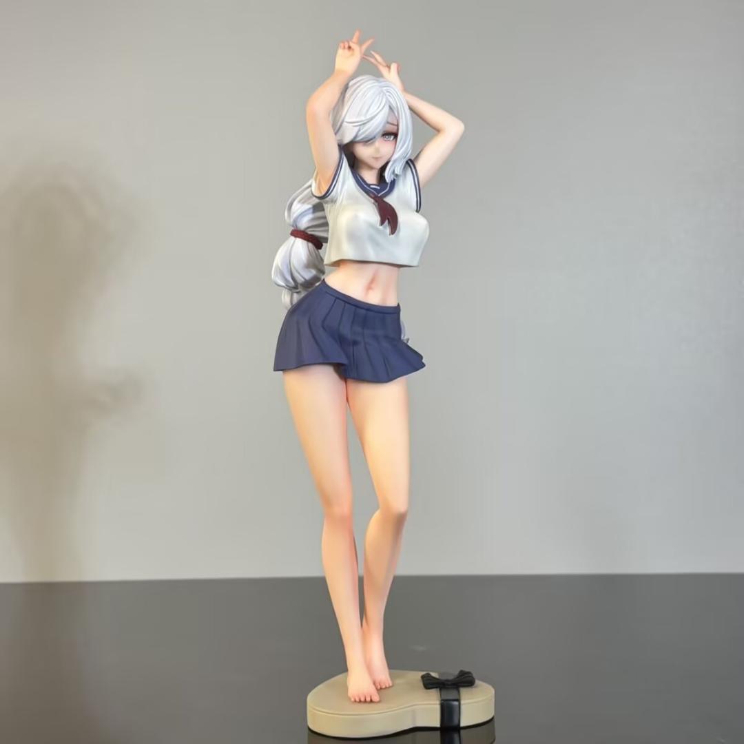 原神 申鶴(しんかく) 学生服Ver.　フィギュア　塗装完成品