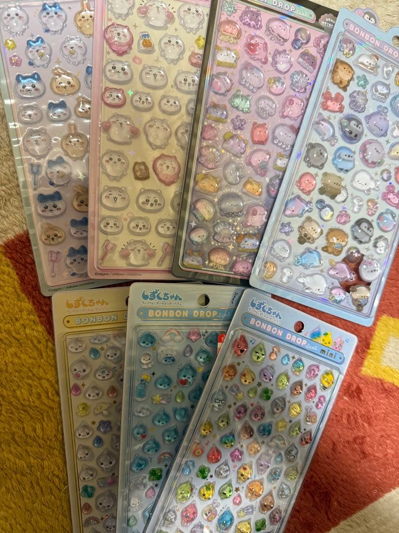 ボンボンドロップシール うるちゅる プチドロップ17枚セット まとめ売り 正規品