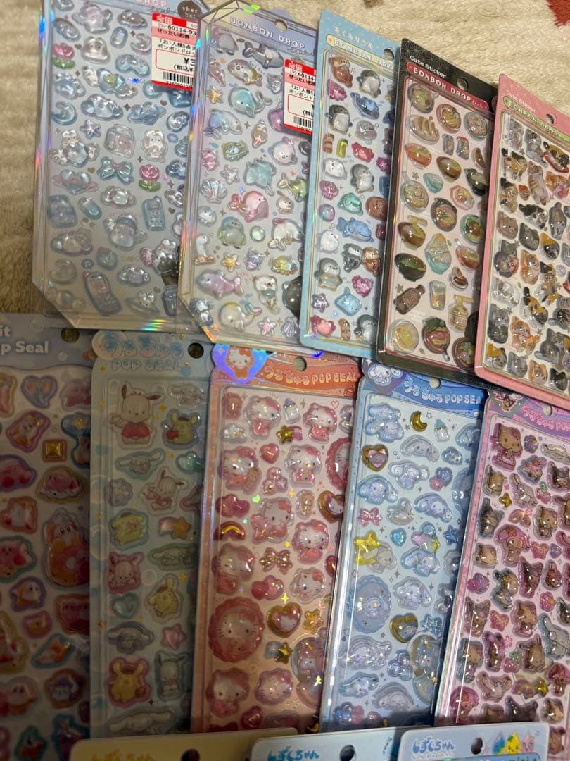 ボンボンドロップシール うるちゅる プチドロップ17枚セット まとめ売り 正規品