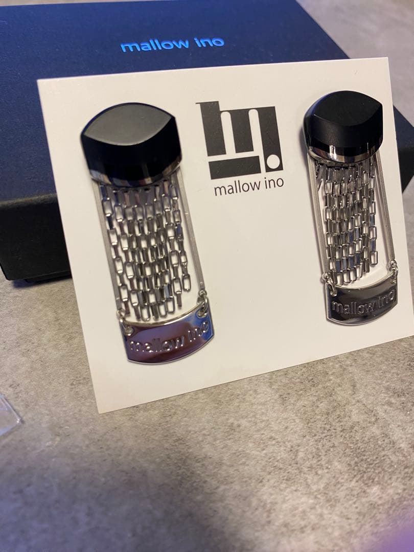 マロウイノmallow ino syncブラック ピアス