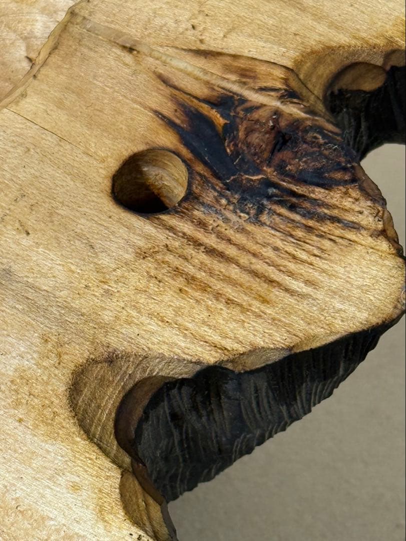 木彫り熊　壁掛け　天然木　縁起物　ヴィンテージ　インテリア　貴重　北海道　民芸品