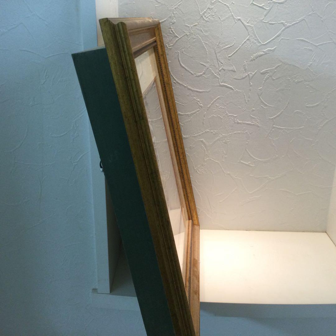 シャドーボックス　水兵さんの男の子と菊とオーム