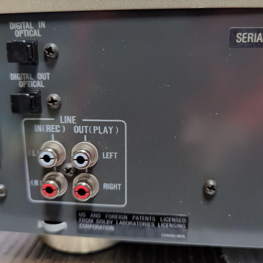 （レトロ商品）Victor CD/MDダブル デッキ XU-301 リモコン付き