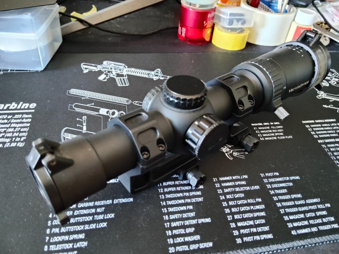 VECTOR OPTICS THANATOR 1-8X24IR ハイマウント付属