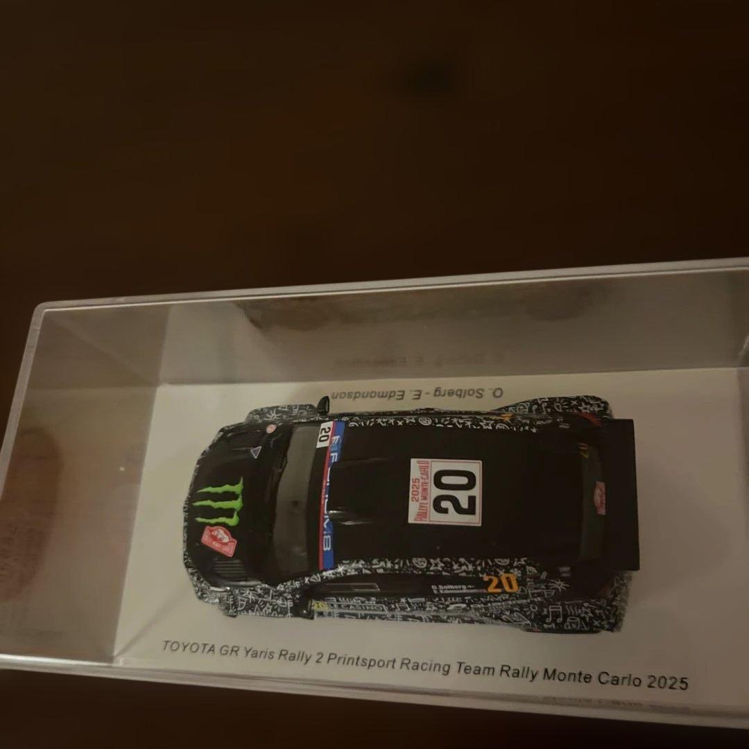 TOYOTA GR Yaris Rally 2 ミニカー　オリバー　ソルベルグ