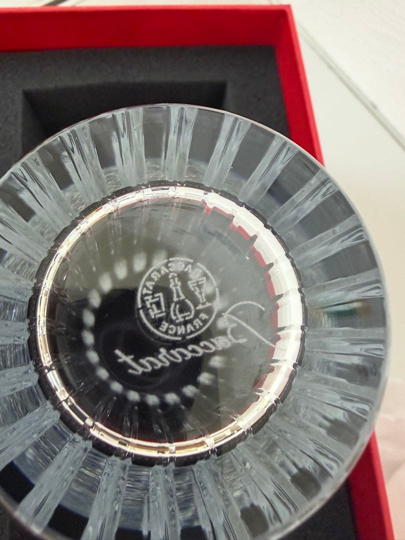 Baccarat クリスタル ストレートグラス 2個セット