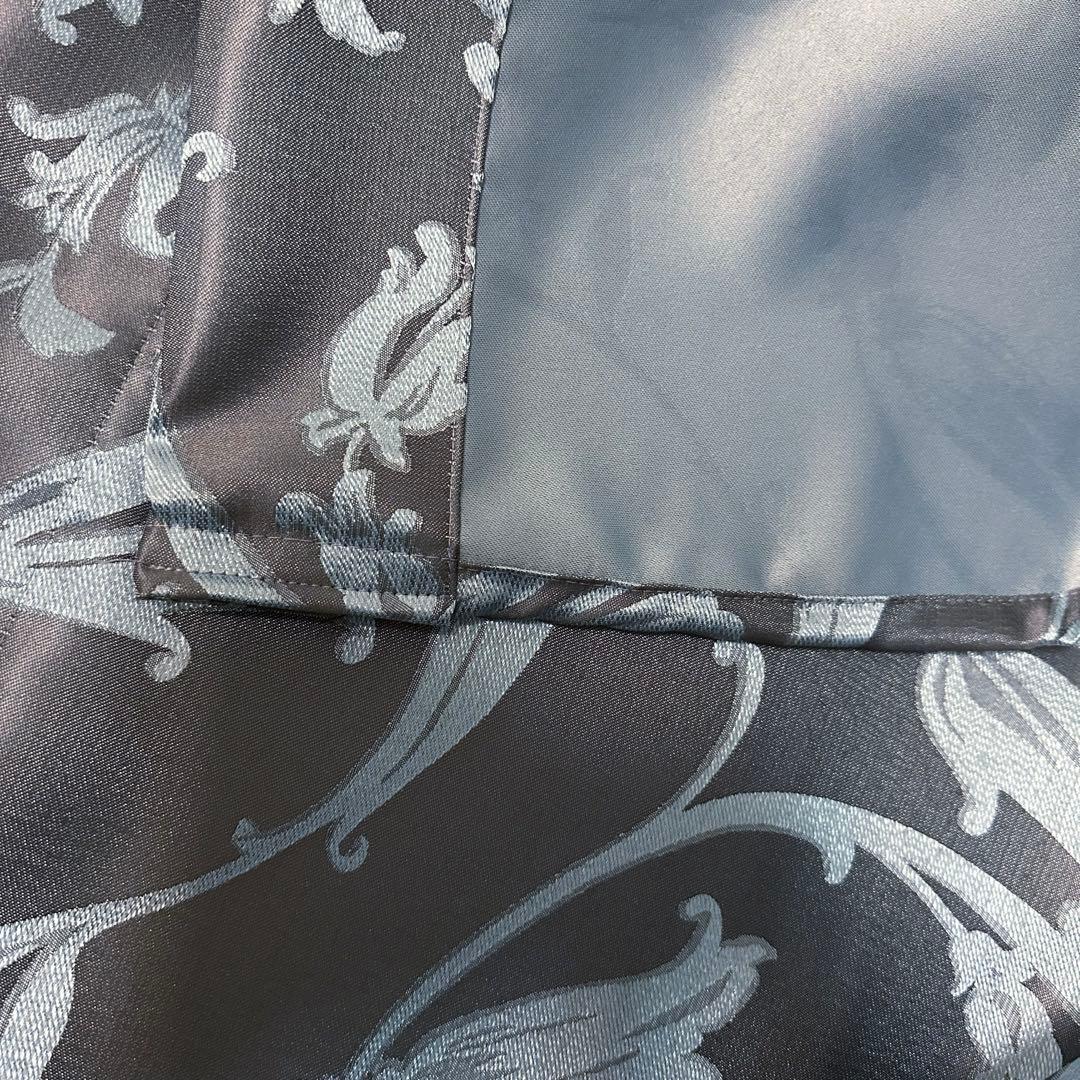 遮光カーテン　幅150cm×丈240cm2枚　ブルーグリーン