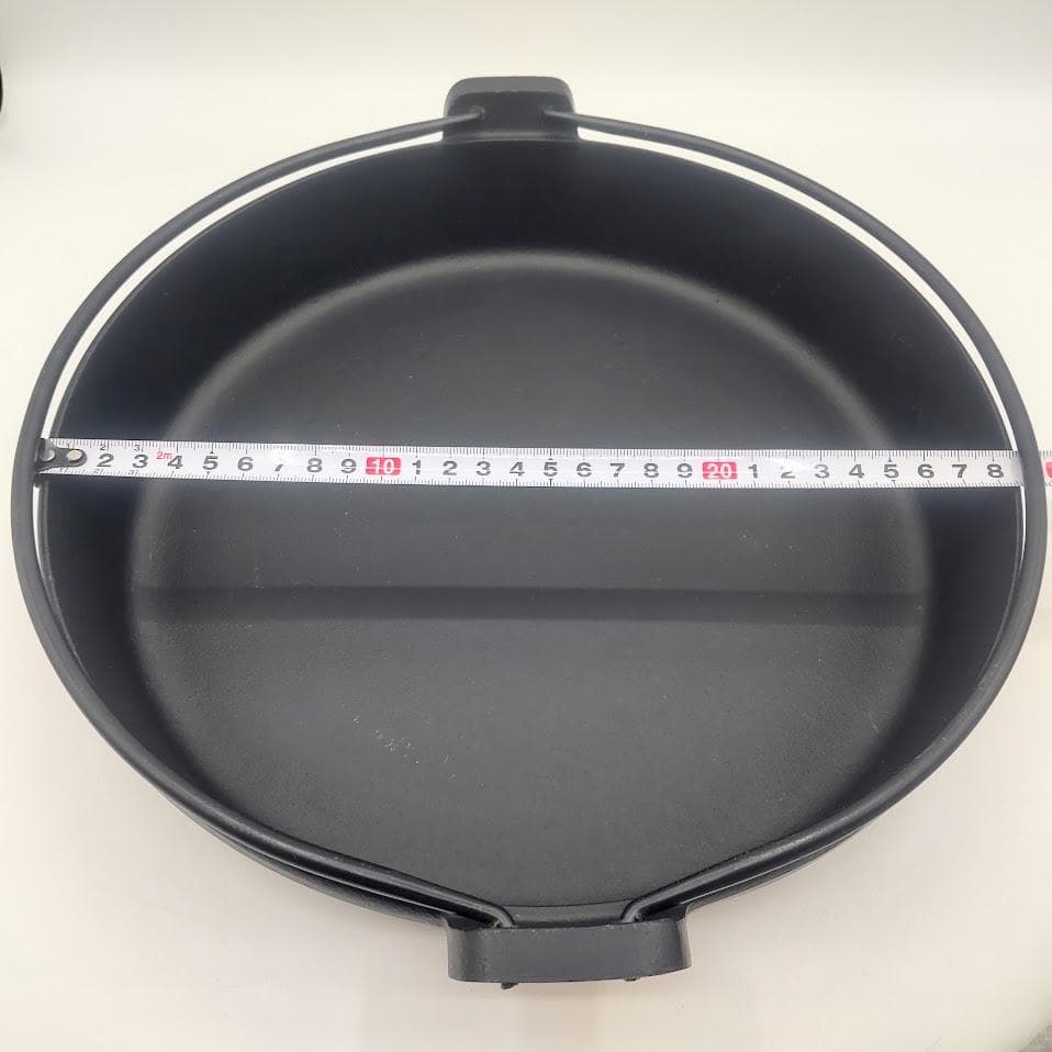 IWACHU 岩鋳 鋳鉄製 すき焼き鍋 南部鉄器 ツル付き 28cm