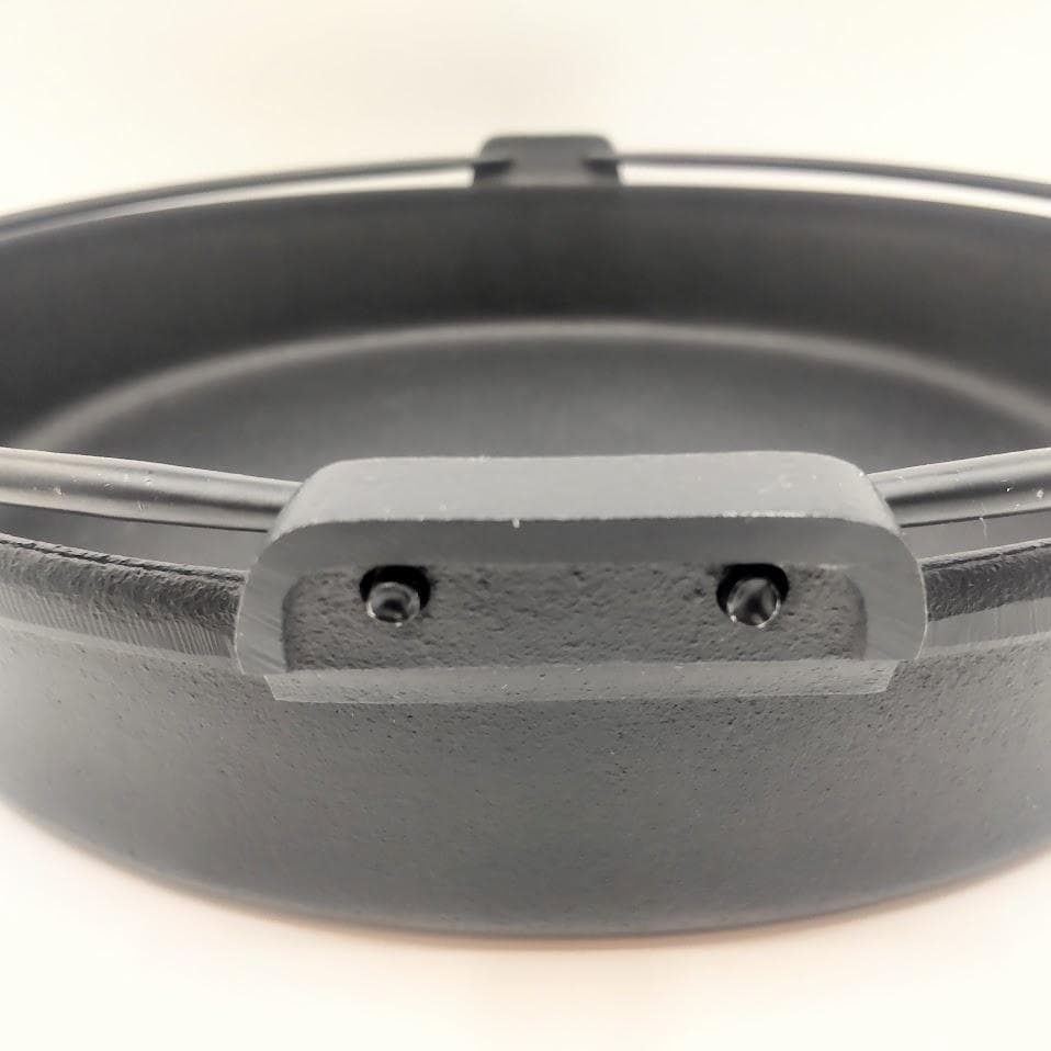 IWACHU 岩鋳 鋳鉄製 すき焼き鍋 南部鉄器 ツル付き 28cm