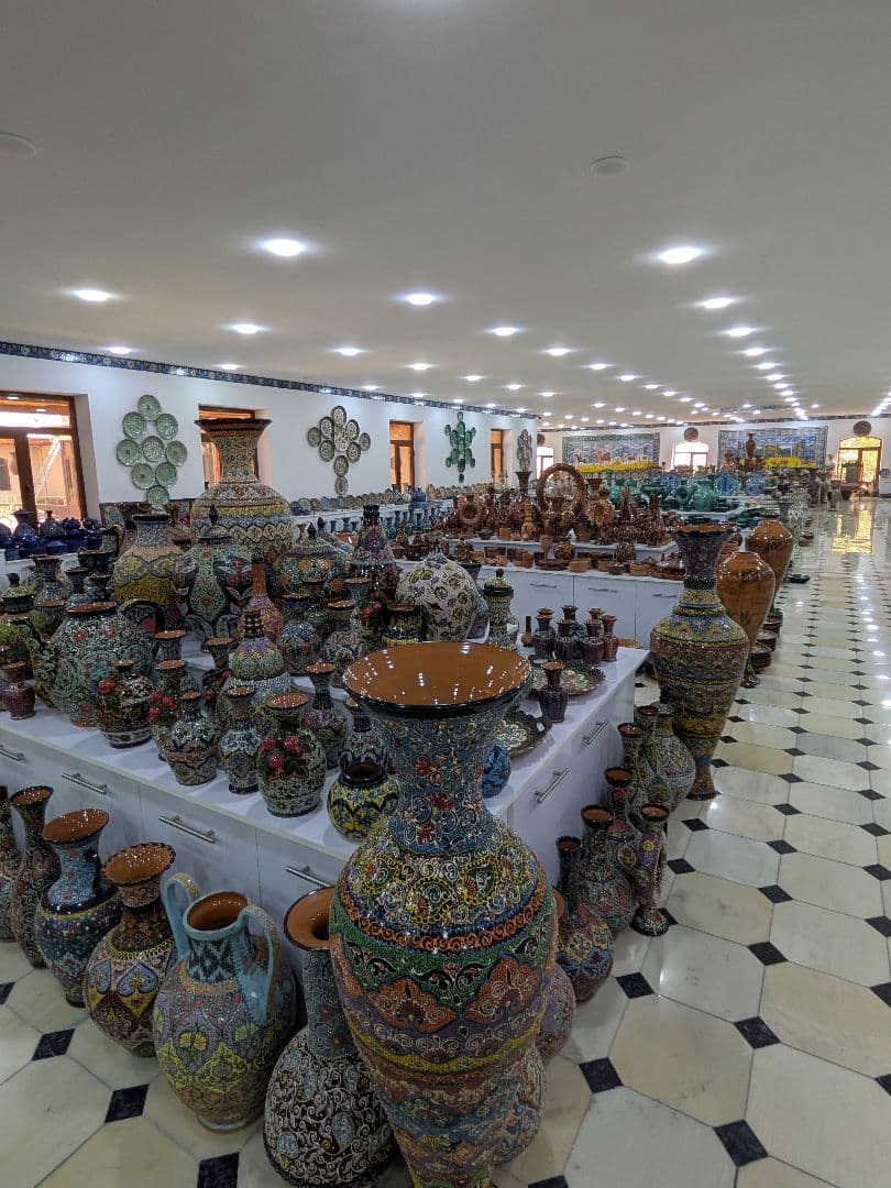 ウズベキスタン陶器　ミンボッシュセラミック工房製