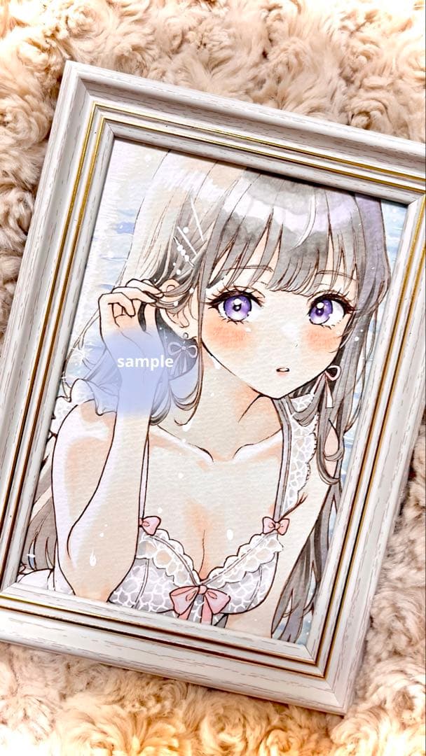 ゆ*】様 オリジナルイラスト　手書きアナログイラスト　一点物　原画　No.40