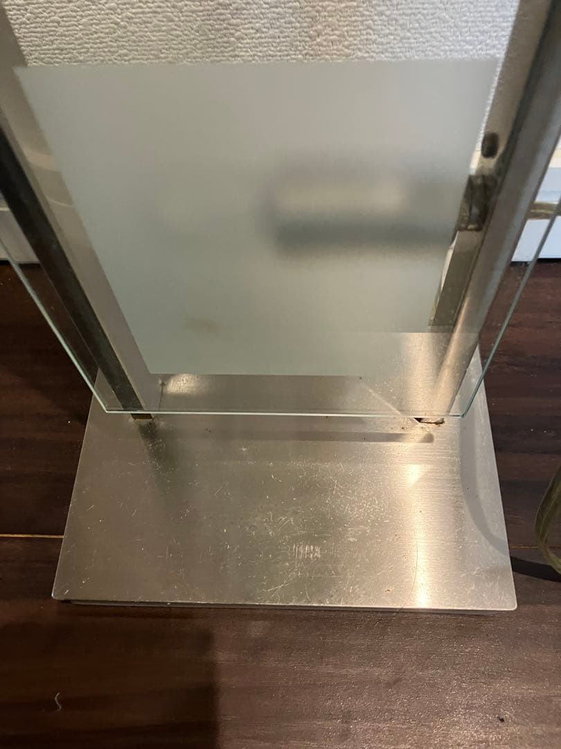 ミッドセンチュリー　スペースエイジ　フロアスタンド ライト　3灯 金属 ガラス