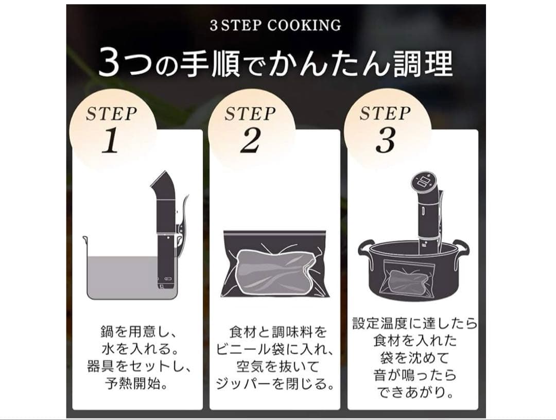 アイリスオーヤマ 低温調理器 LTC-01 ブラック