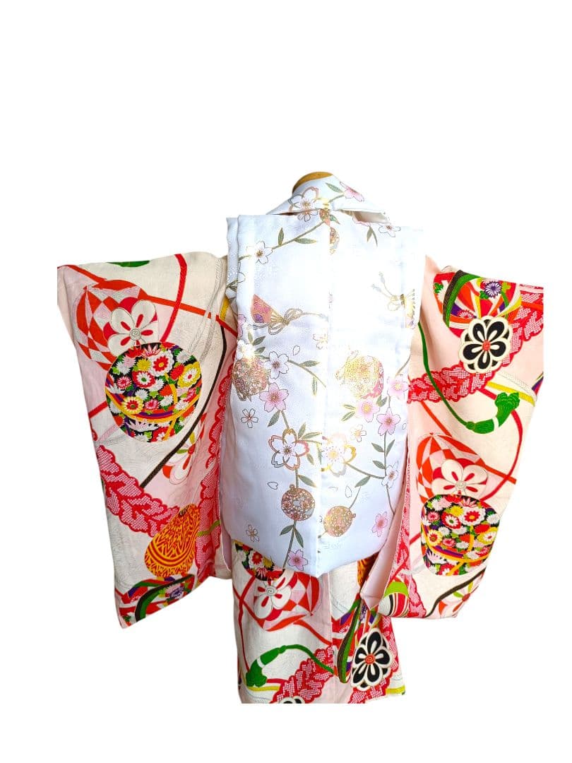 専用です　　アンティークベビーピンクの着物２着