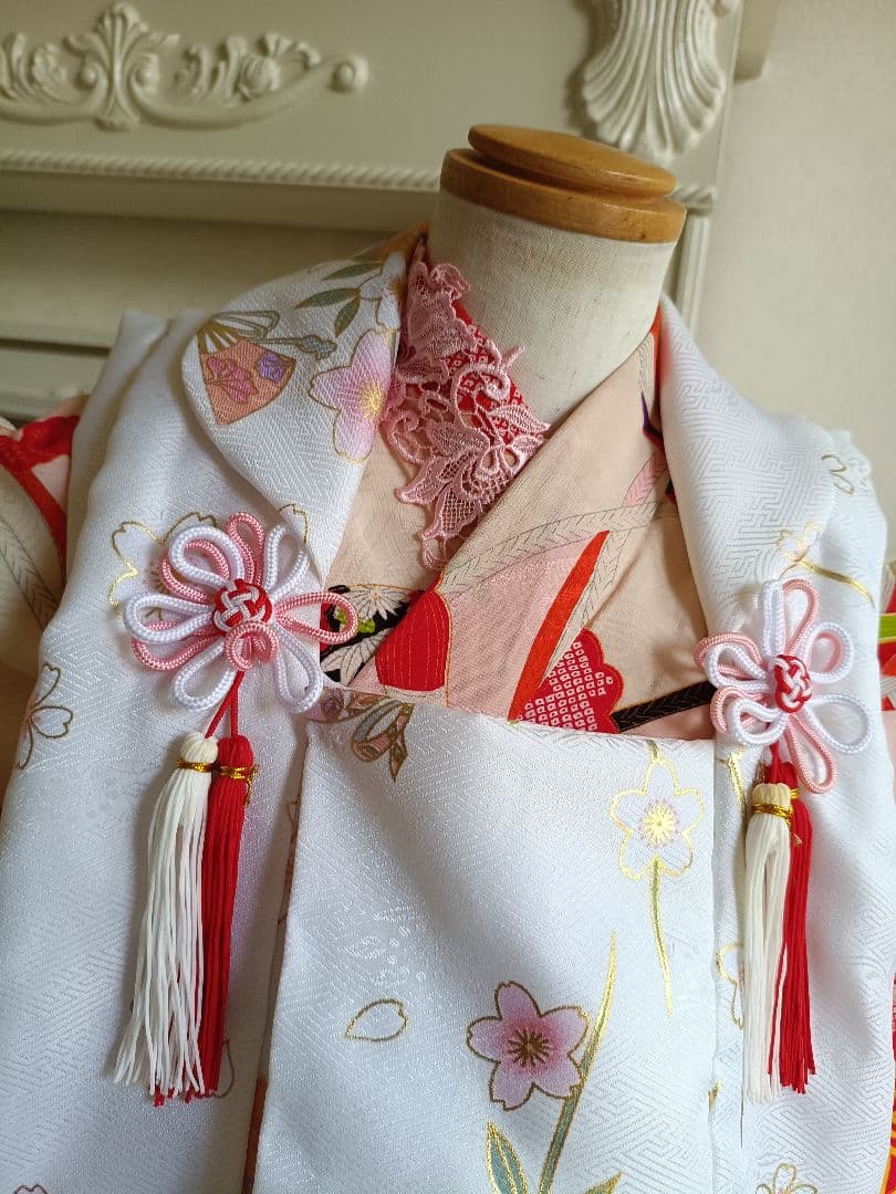 専用です　　アンティークベビーピンクの着物２着