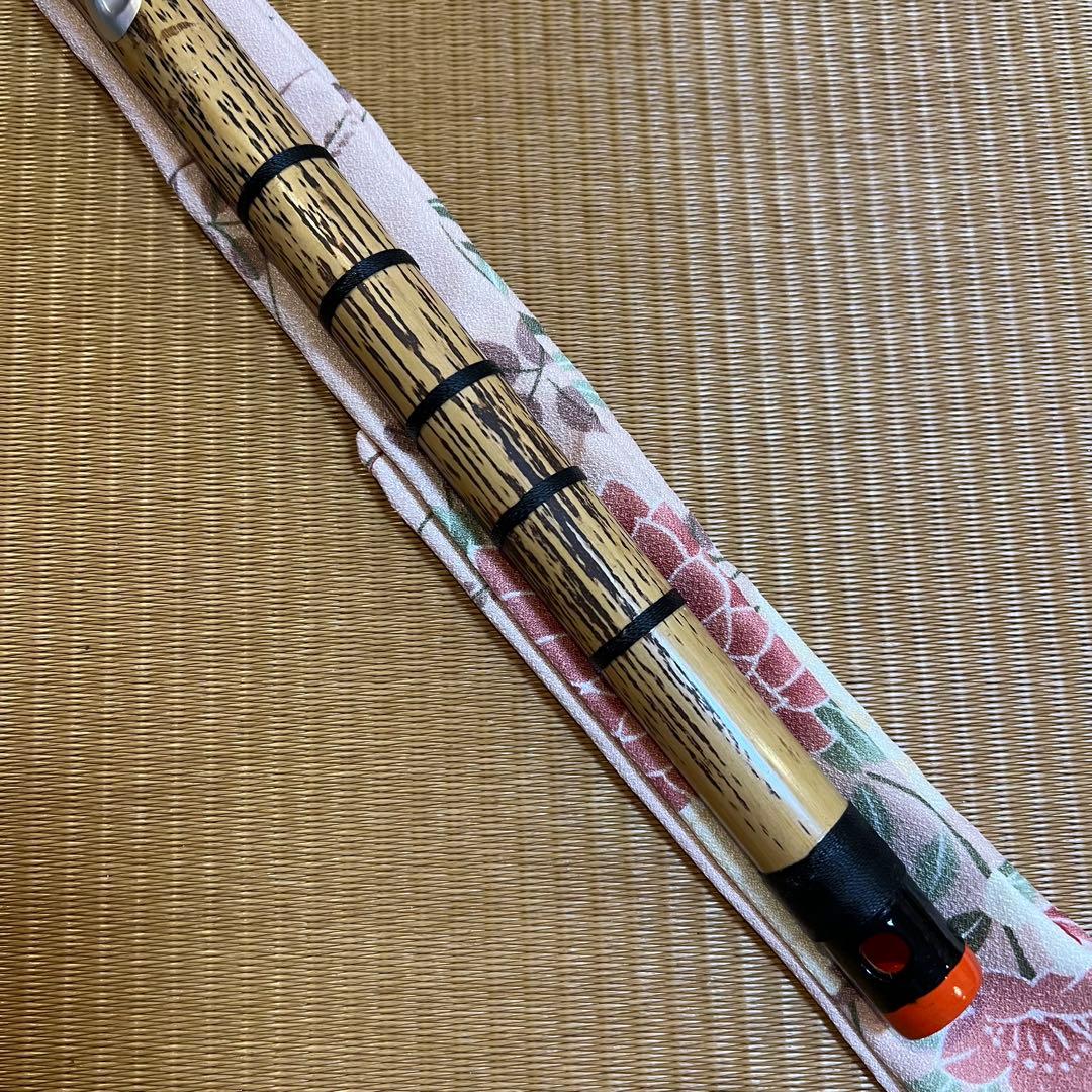 ※お盆SALE価格　天雅笛（特製）2尺５寸管（武田天雅作）横笛 拭き漆塗