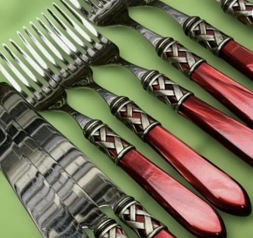 イタリアの老舗　BUGATTI／ブガッティのカトラリーセット・アラジン 24本揃