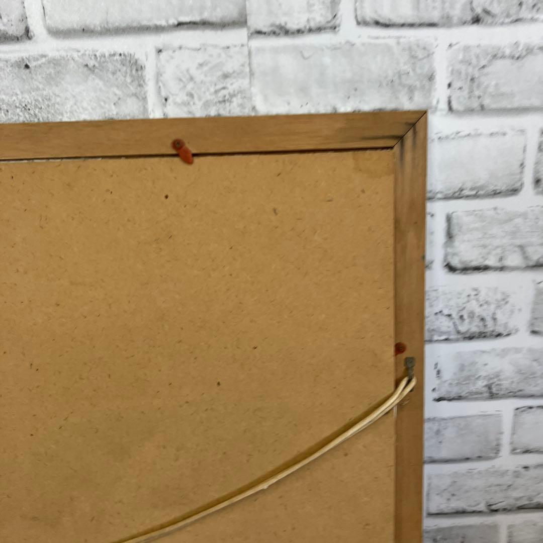 風景画 森林 樹木 和紙 切り絵 貼り絵 ちぎり絵 アート 額装 インテリア