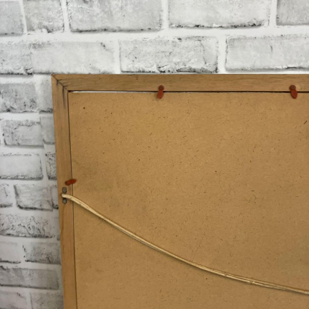 風景画 森林 樹木 和紙 切り絵 貼り絵 ちぎり絵 アート 額装 インテリア