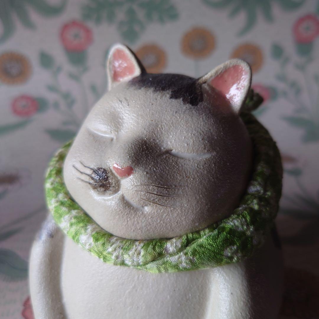 瞑想猫(*≧∀≦*) ヅラ猫　♡柄