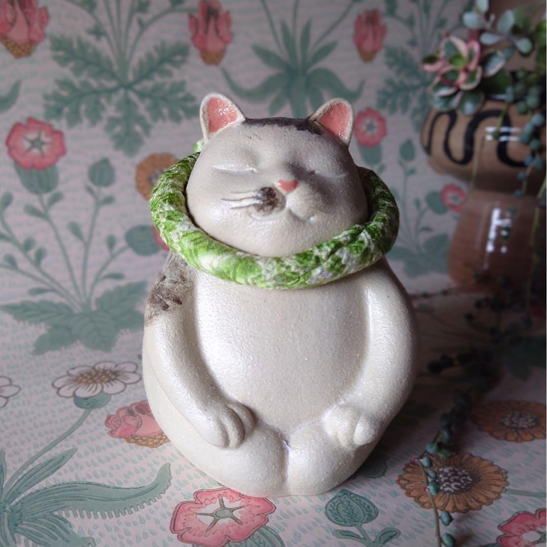 瞑想猫(*≧∀≦*) ヅラ猫　♡柄