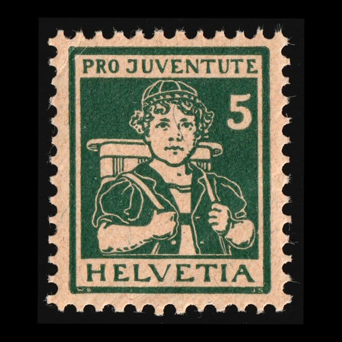 青少年福祉の切手（スイス 1916年）