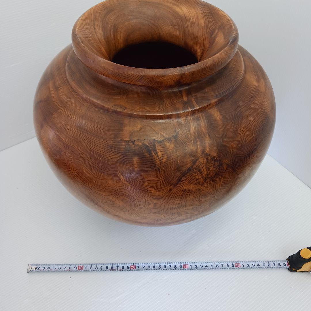 屋久杉　壺　花器