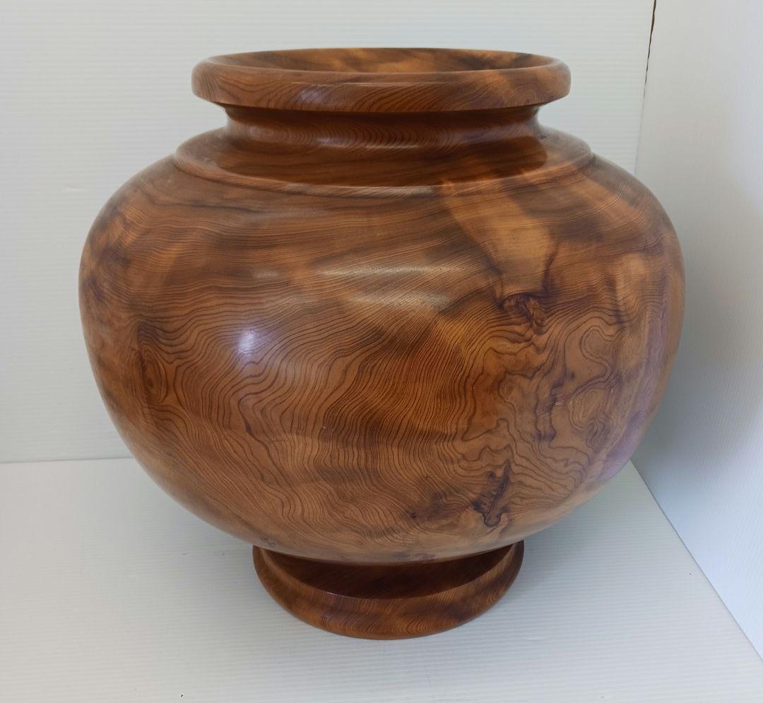 屋久杉　壺　花器