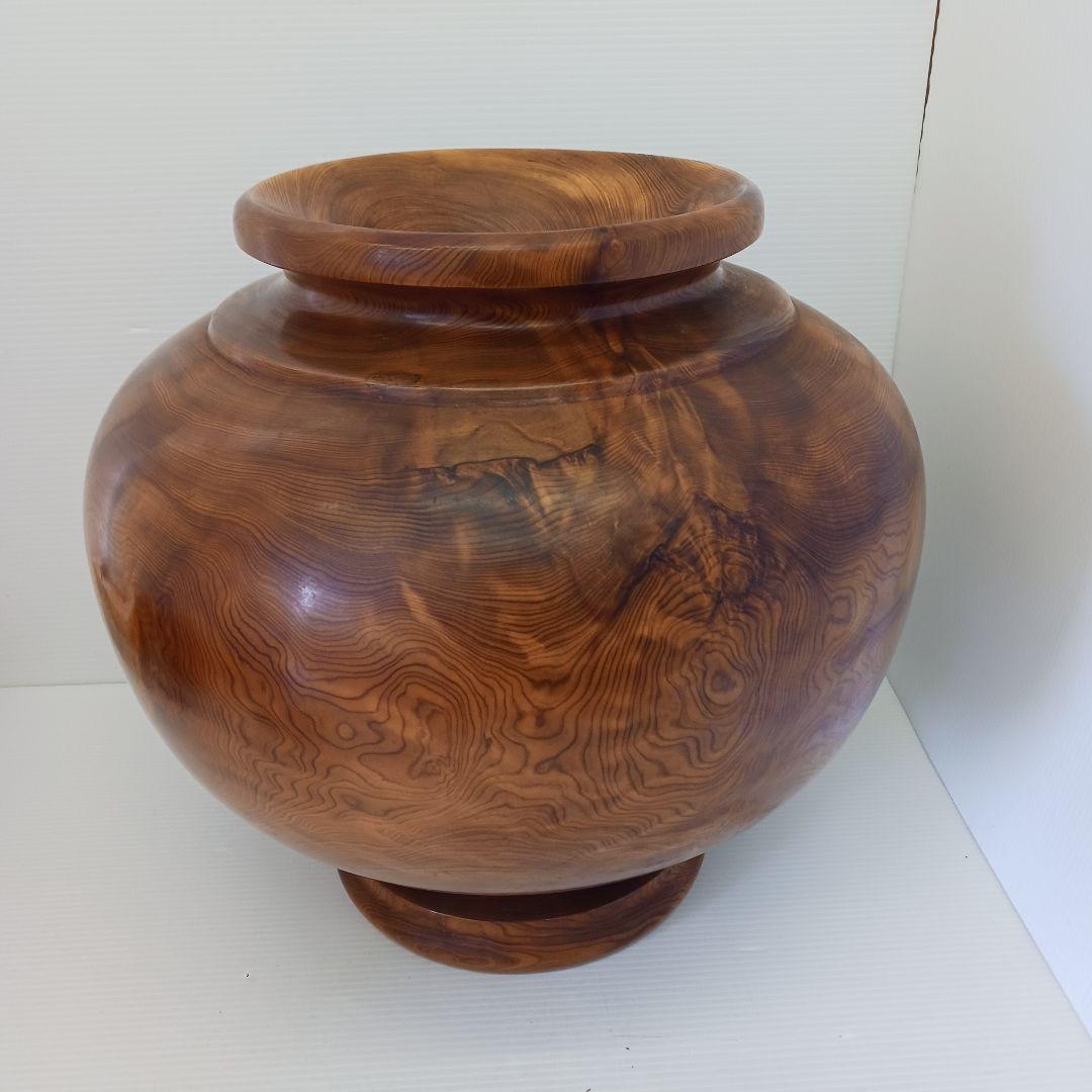 屋久杉　壺　花器