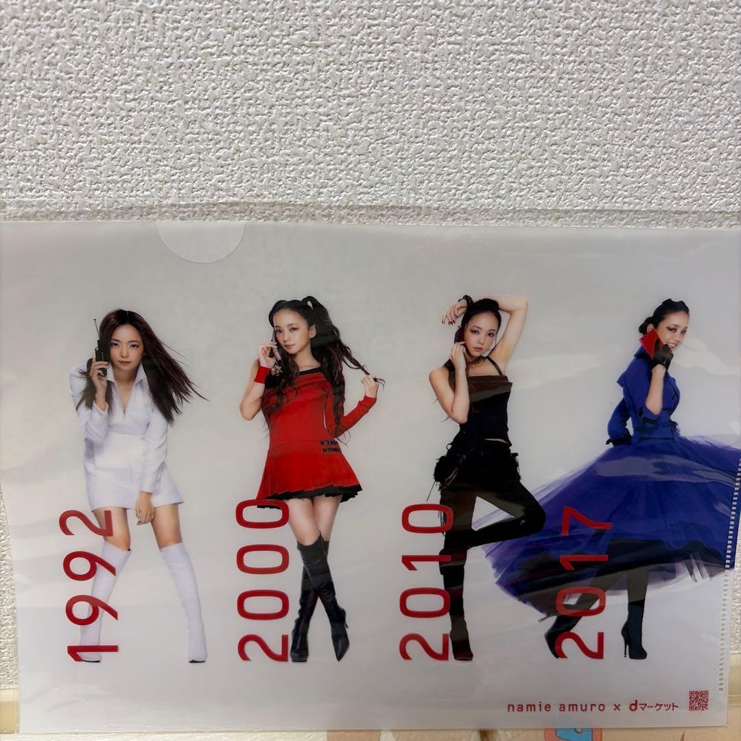 安室奈美恵×docomo クリアファイル、dポイントカード