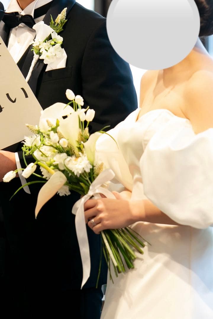 ウェディングブーケ　ブートニア