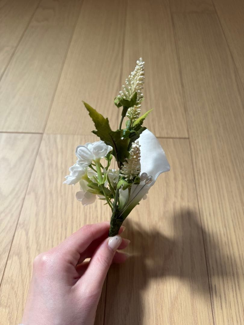 ウェディングブーケ　ブートニア