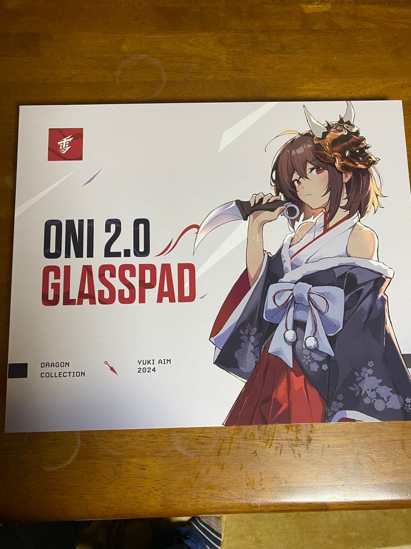 YUKI AIM ONI 2.0 ガラス マウスパッド