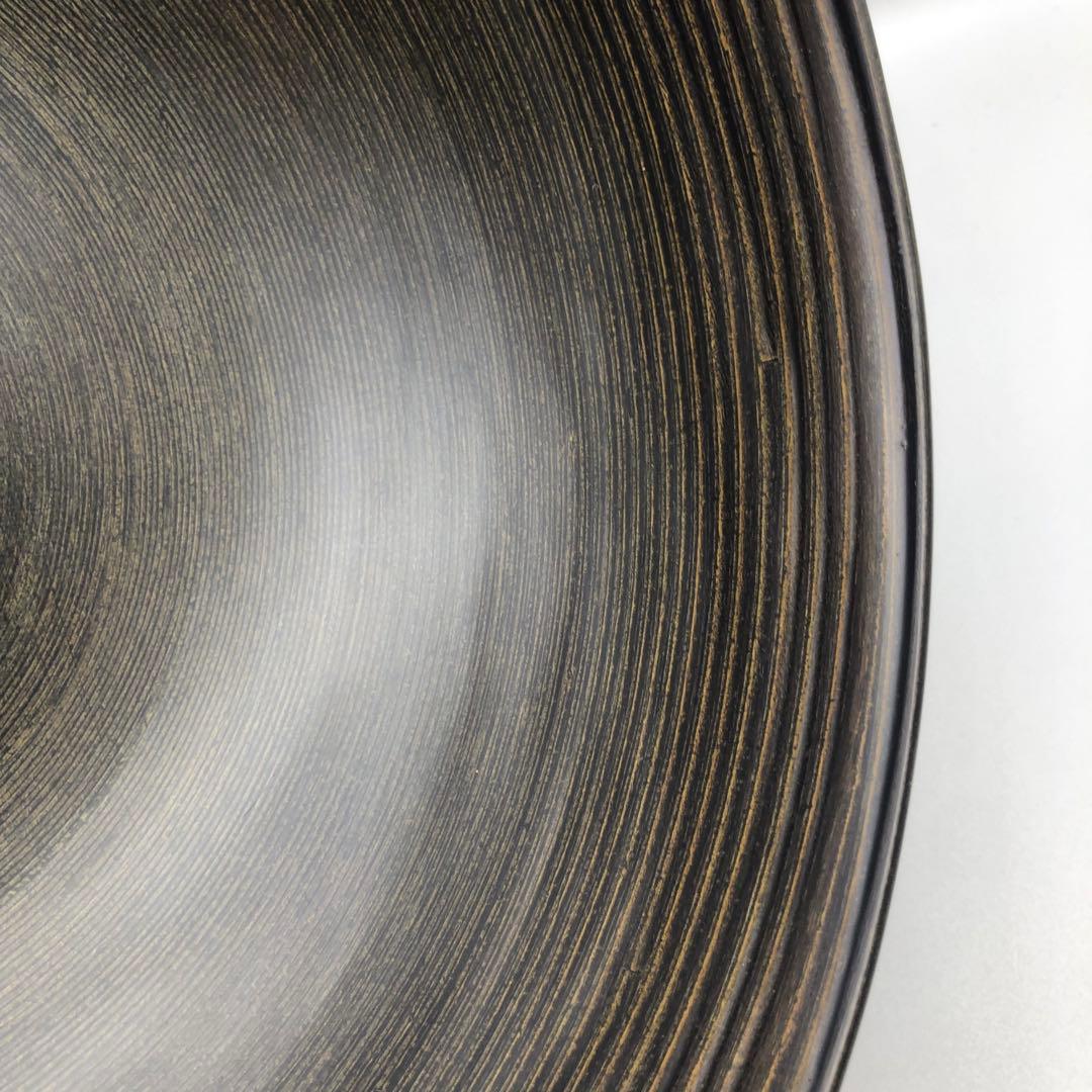 ブナコウレタン塗装天然ブナの木鉢大きめボウル30cm箱付きビンテージアンティーク