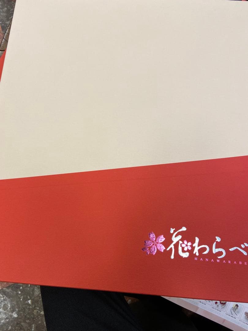 大特価　花はらべ３才６点被布セット　★ 水彩花／くすみグリーン★