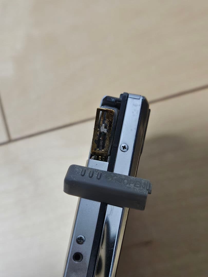 Panasonic SJ-MJ55 ポータブルMDプレーヤー　レッド　付属品付