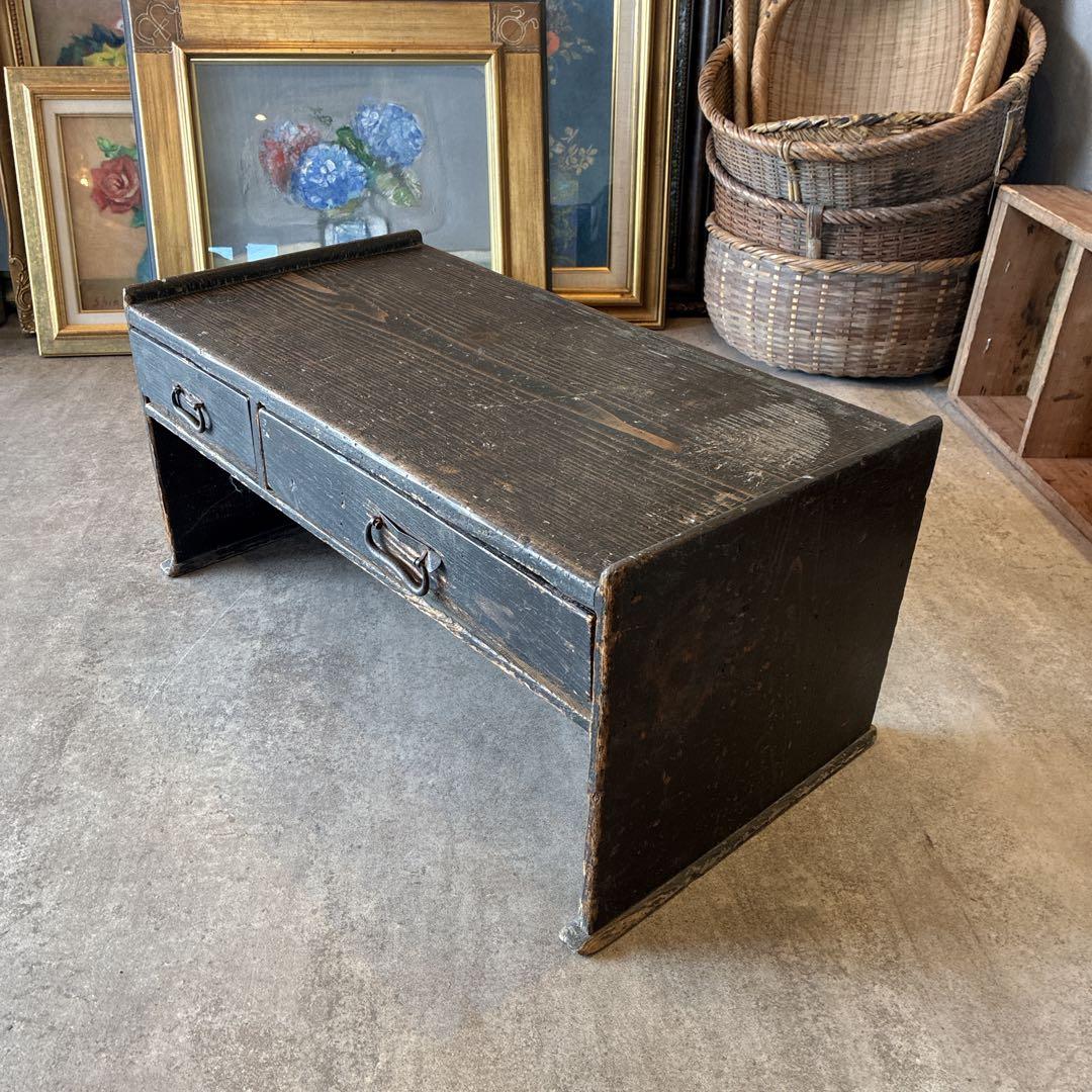 古道具 文机 骨董 引き出し 勉強机 机 古民具 古民家