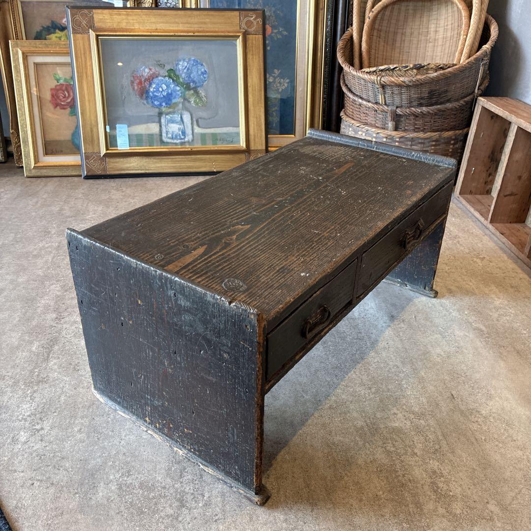 古道具 文机 骨董 引き出し 勉強机 机 古民具 古民家