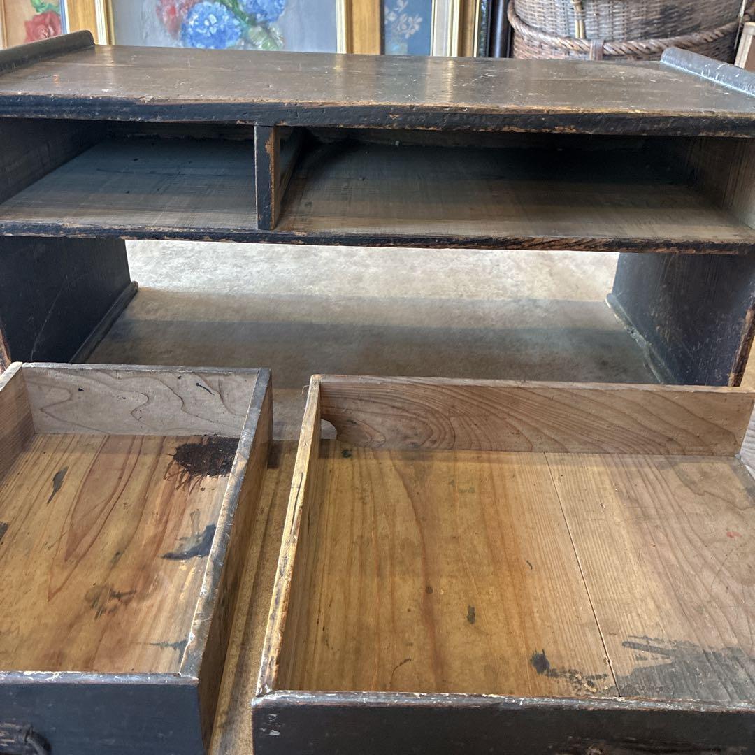 古道具 文机 骨董 引き出し 勉強机 机 古民具 古民家