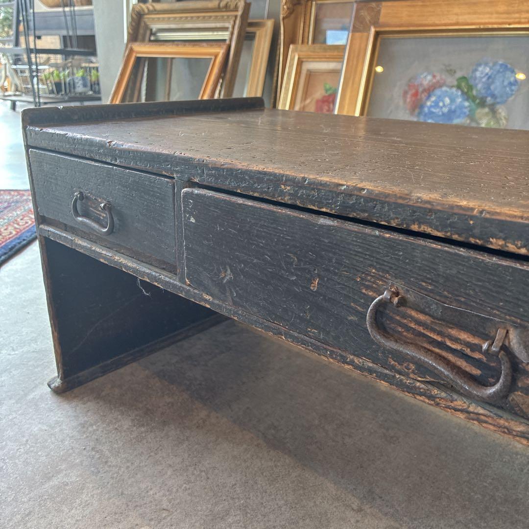 古道具 文机 骨董 引き出し 勉強机 机 古民具 古民家