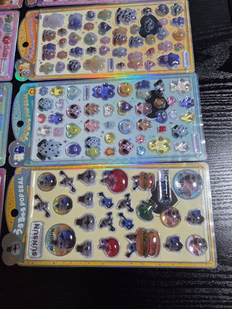 うるちゅるポップシール　8枚セット