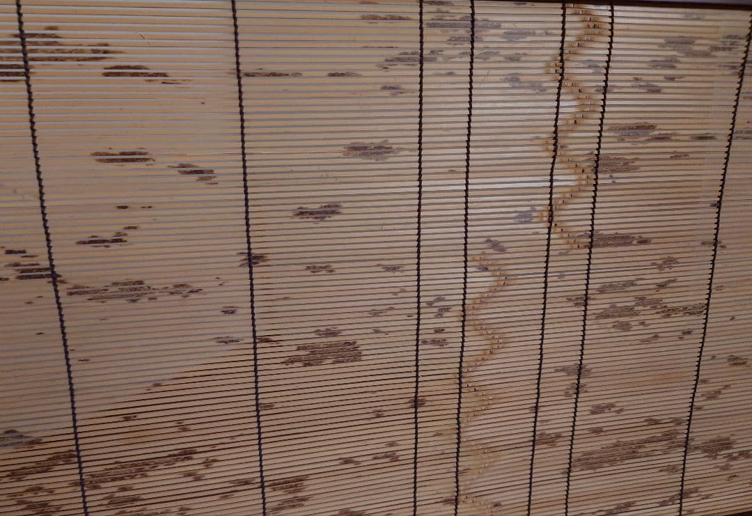 衝立　紋竹結界衝立　天然銘竹紋竹タペストリー調衝立　紋柄は同じ柄はありません