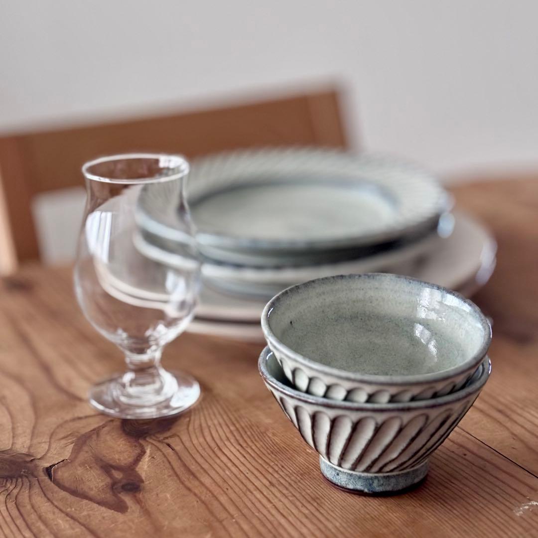 小代瑞穂窯 / 福田るい 飯碗 平皿 7寸皿