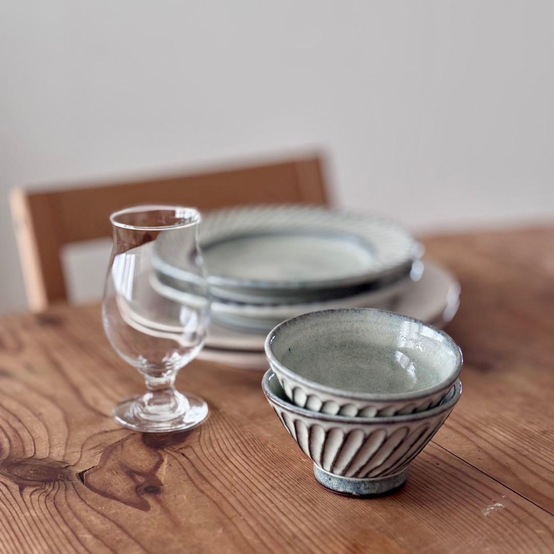 小代瑞穂窯 / 福田るい 飯碗 平皿 7寸皿