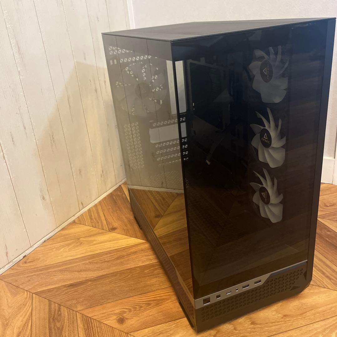 Antec PCケース ブラック 強化ガラス