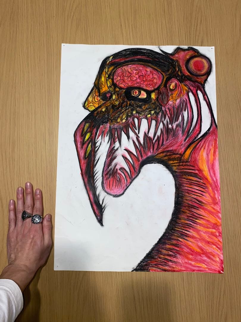 題名”quagmire” MARCELINE作　自作絵画