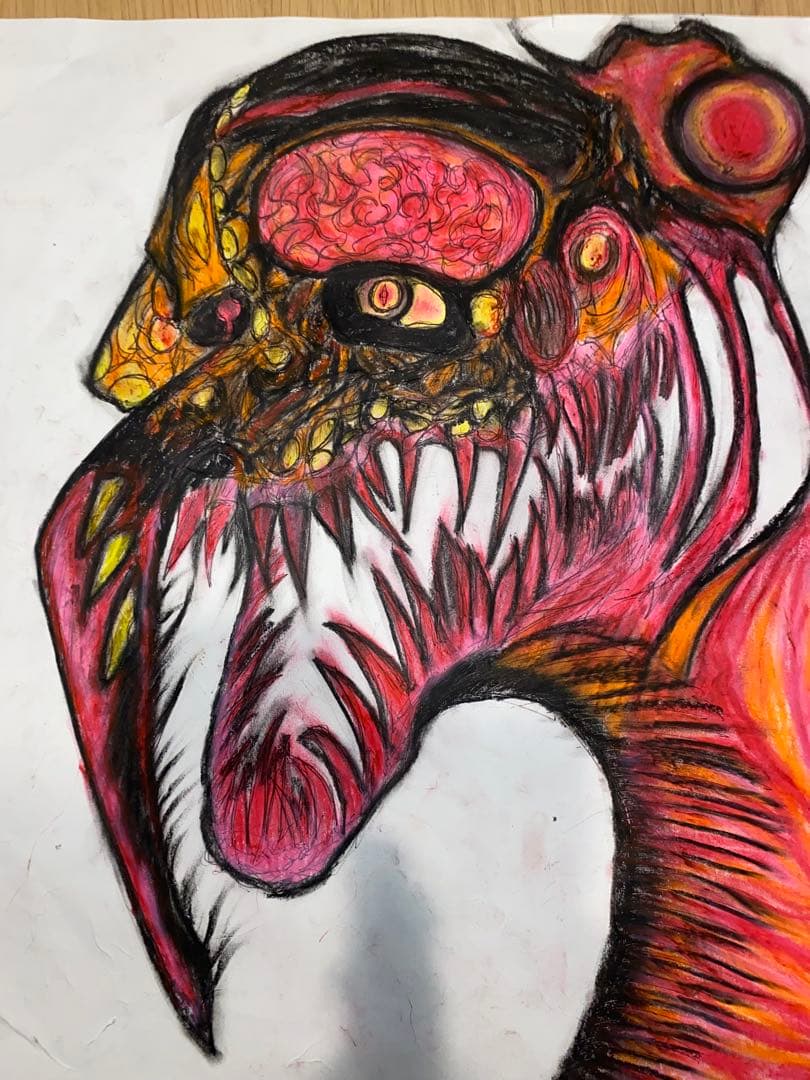 題名”quagmire” MARCELINE作　自作絵画