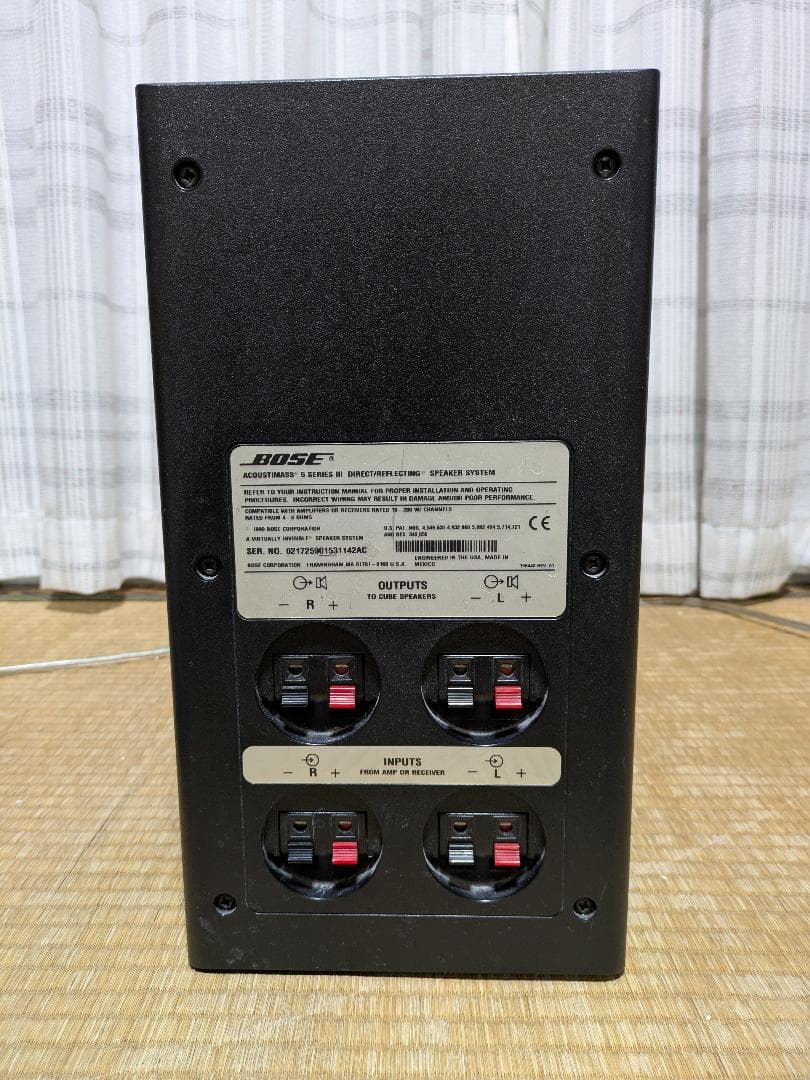 BOSE Acoustimass 5 series III ガラススタンド付