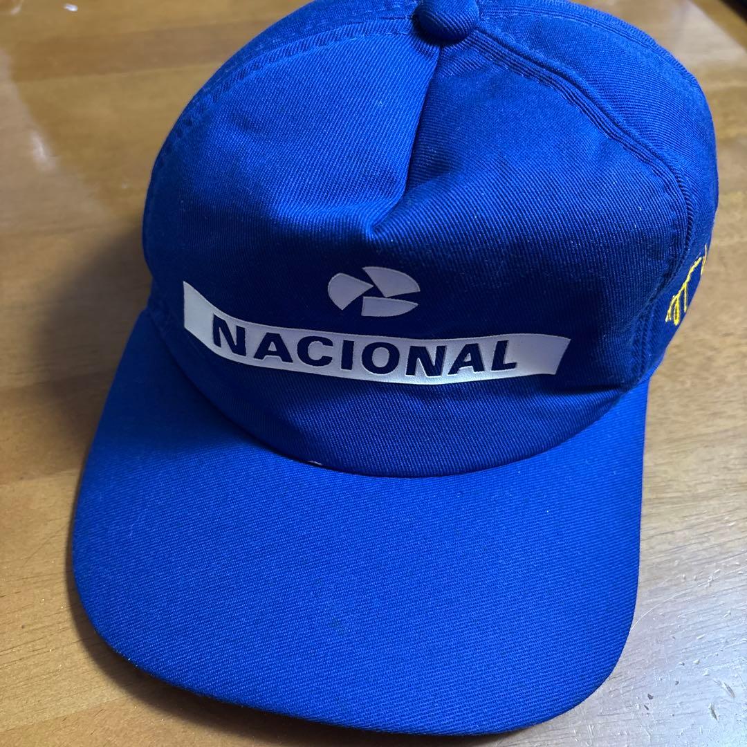 アイルトンセナ 帽子 ナシオナル キャップ ブルー