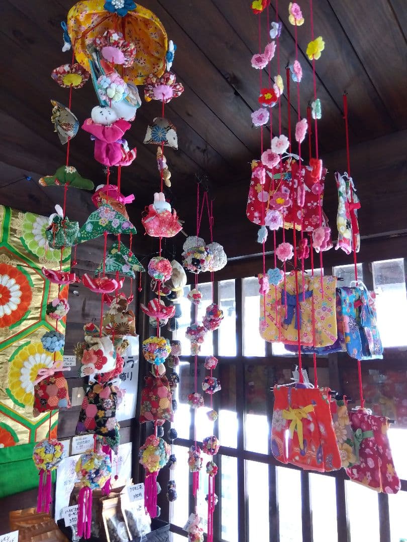 ひな祭り 吊るし飾り 吊るし雛　下げもん　ちりめん和布手作り